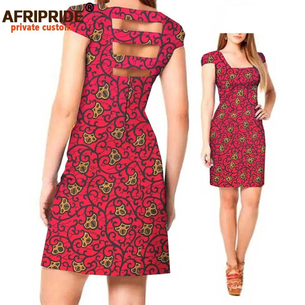 Vestido Mini Luxo Africano – Estilo Dashiki