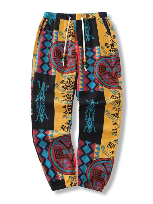 Calças Tribais Boho Masculinas – Frescura, Estilo e Liberdade no Seu Dia a Dia