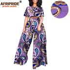 Conjunto Afripride Raízes – Blusa Curta Estampada & Calças Ankara