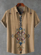 Camisa Tribal Maji – Estilo Africano com Leveza Tropical