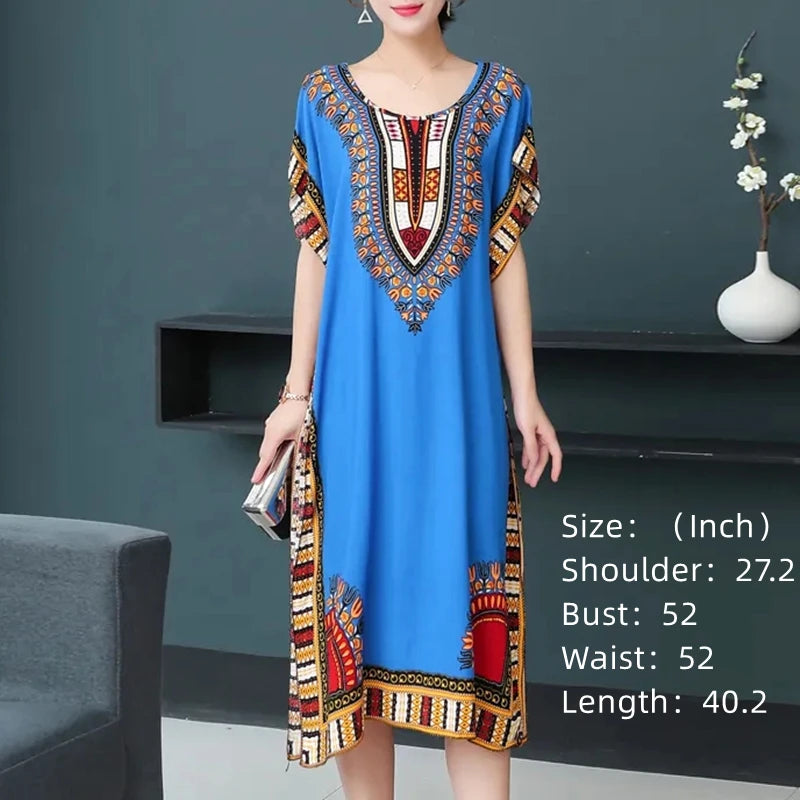 Vestido Boho Estampas africana