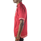 Dashiki Rubra 2025 – T-shirt Africana Streetwear de Verão