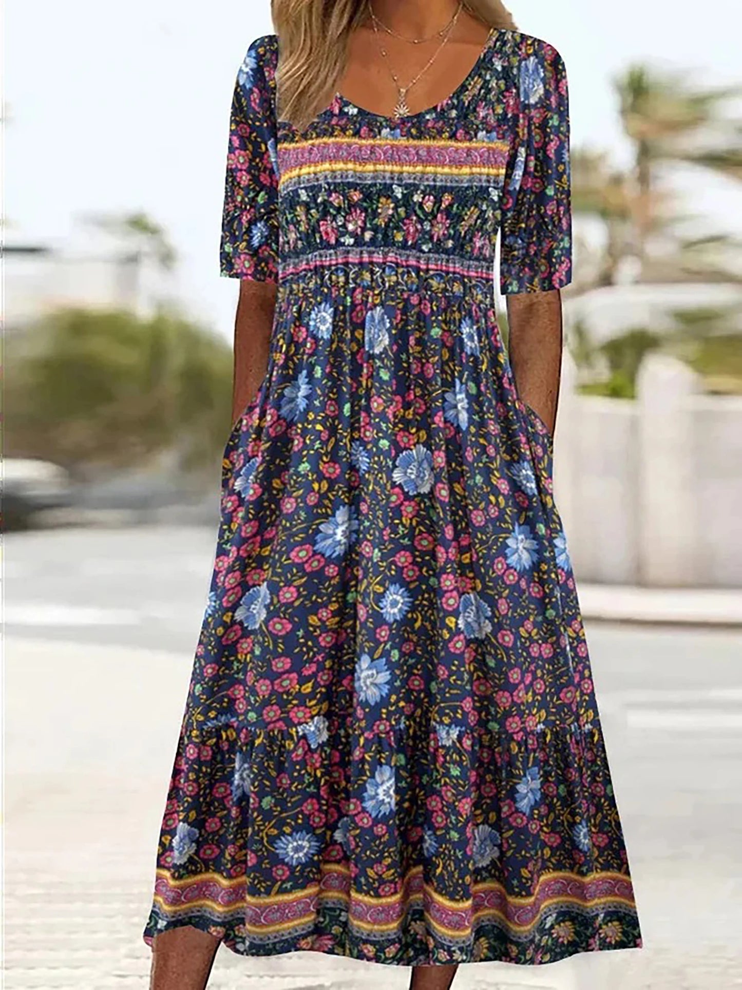 Vestido Aurora Africana