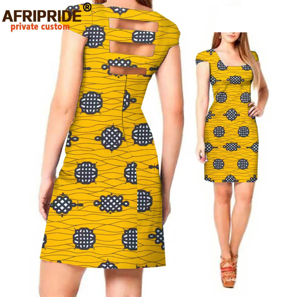 Vestido Mini Luxo Africano – Estilo Dashiki