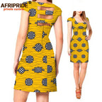 Vestido Mini Luxo Africano – Estilo Dashiki