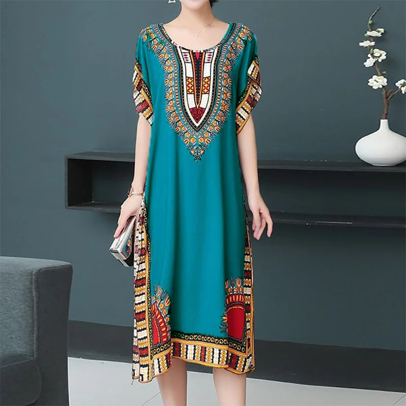 Vestido Boho Estampas africana