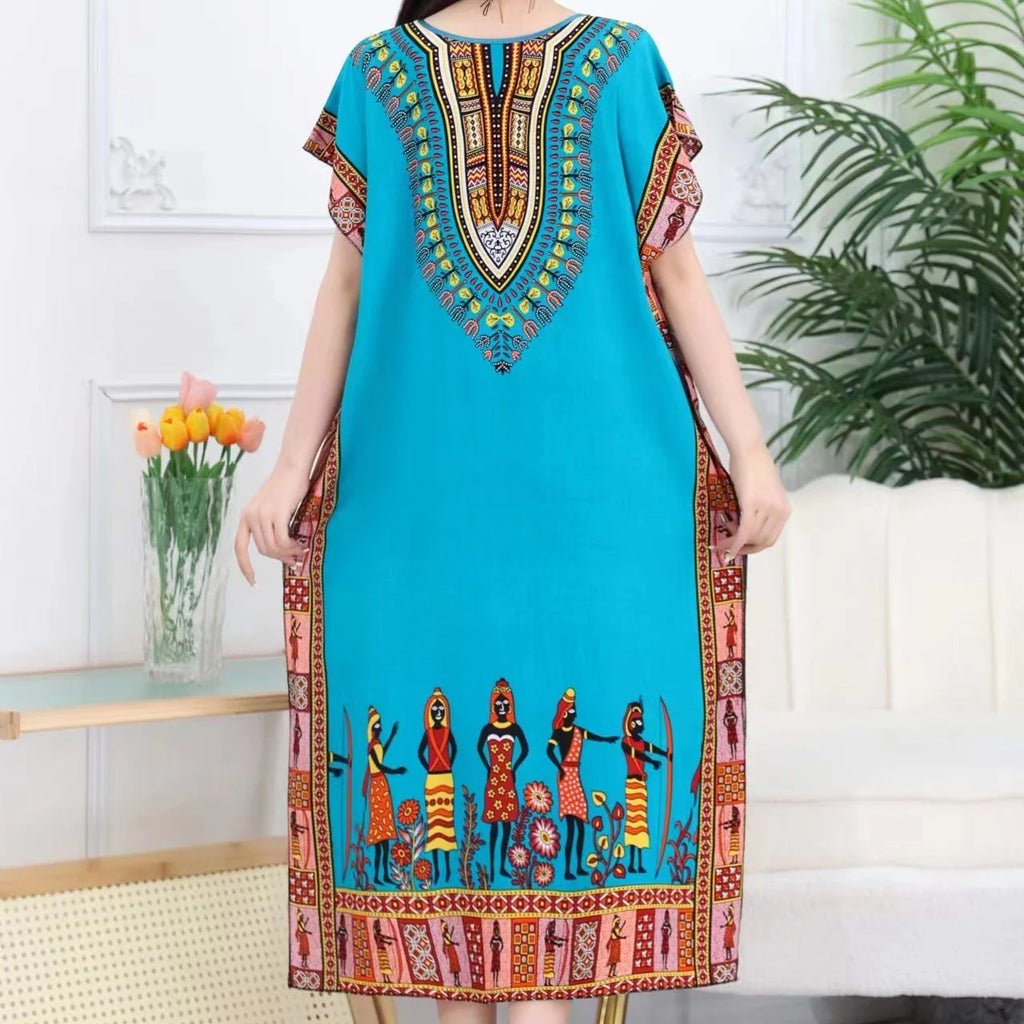 Vestido Boho Estampas africana